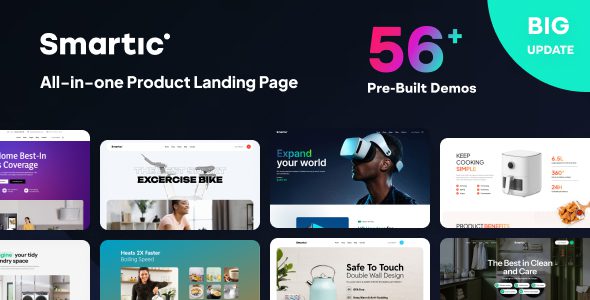 Smartic – Product Landing Page WooCommerce Theme