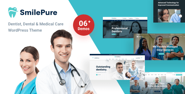SmilePure – Dental Medical Care WordPress Theme