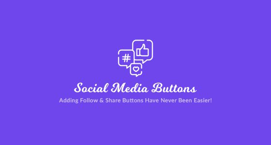 Social Media Share and Follow Buttons