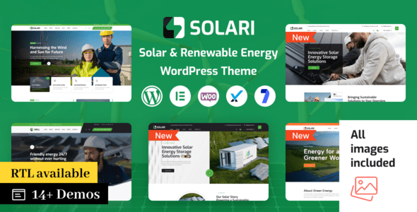 Solari – Ecology and Solar Energy WordPress Theme