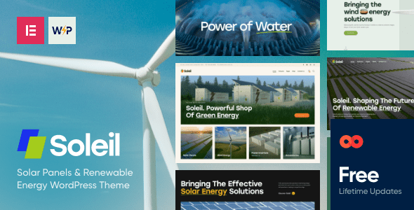 Soleil – Solar Panels WordPress Theme