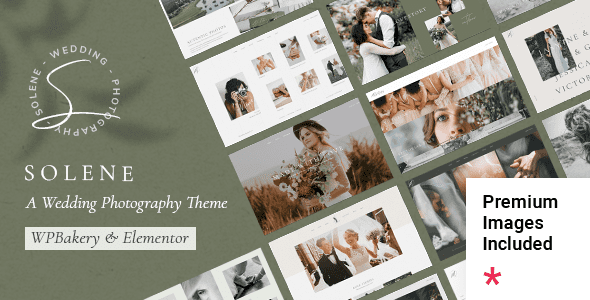 Solene – Wedding Photography WordPress Theme