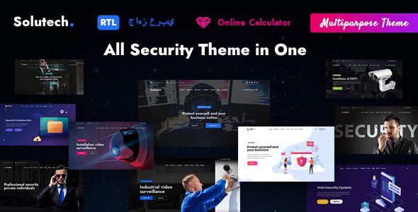Solutech – Security Multipurpose Theme