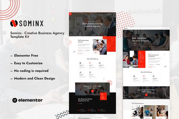 Sominx – Creative Business Agency WordPress Theme