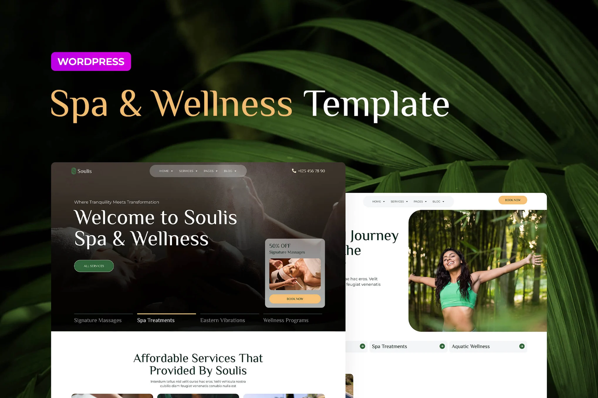 Soulis – Spa Elementor Pro Template Kit