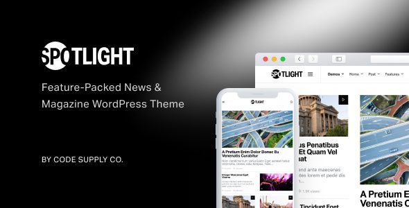 Spotlight – Feature-Packed News and Magazine WordPress Theme
