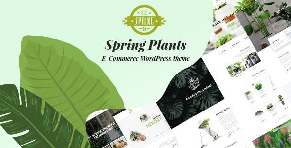 Spring Plants – Gardening and Houseplants WordPress Theme