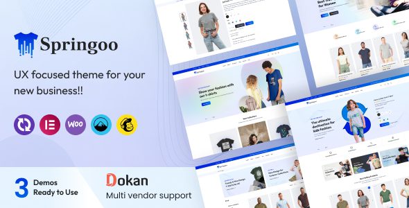 Springoo – Fashion and T-shirt WooCommerce WordPress Theme