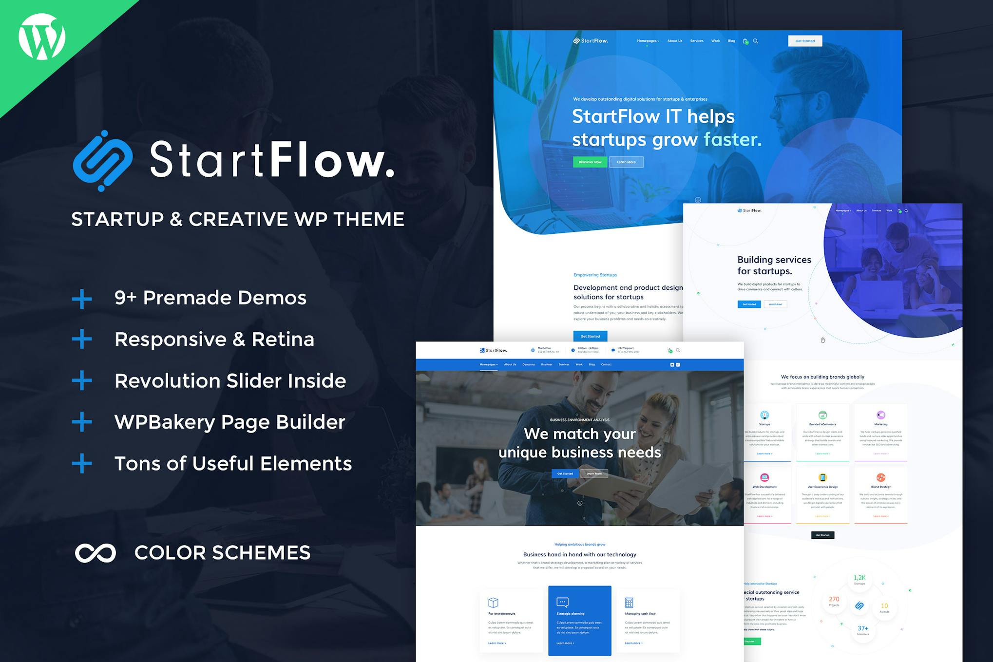 Start Flow Startup and Creative Multipurpose Theme