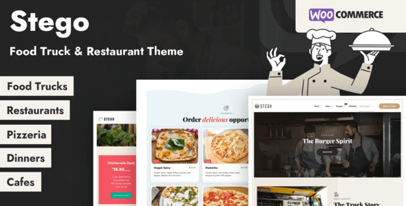 Stego – Food Truck and Restaurant Theme
