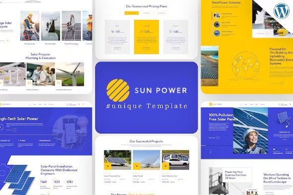 SunPower – Solar Renewable Energy Theme