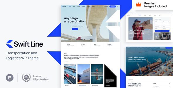 SwiftLine – Transportation Logistics WordPress Theme