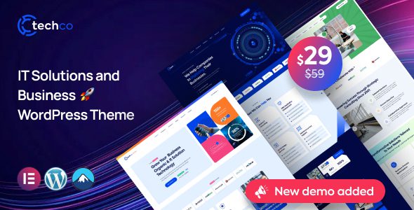 Techco – IT Solutions and Business WordPress Theme