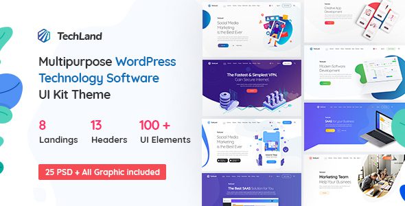 Techland – Multipurpose Technology WordPress Theme