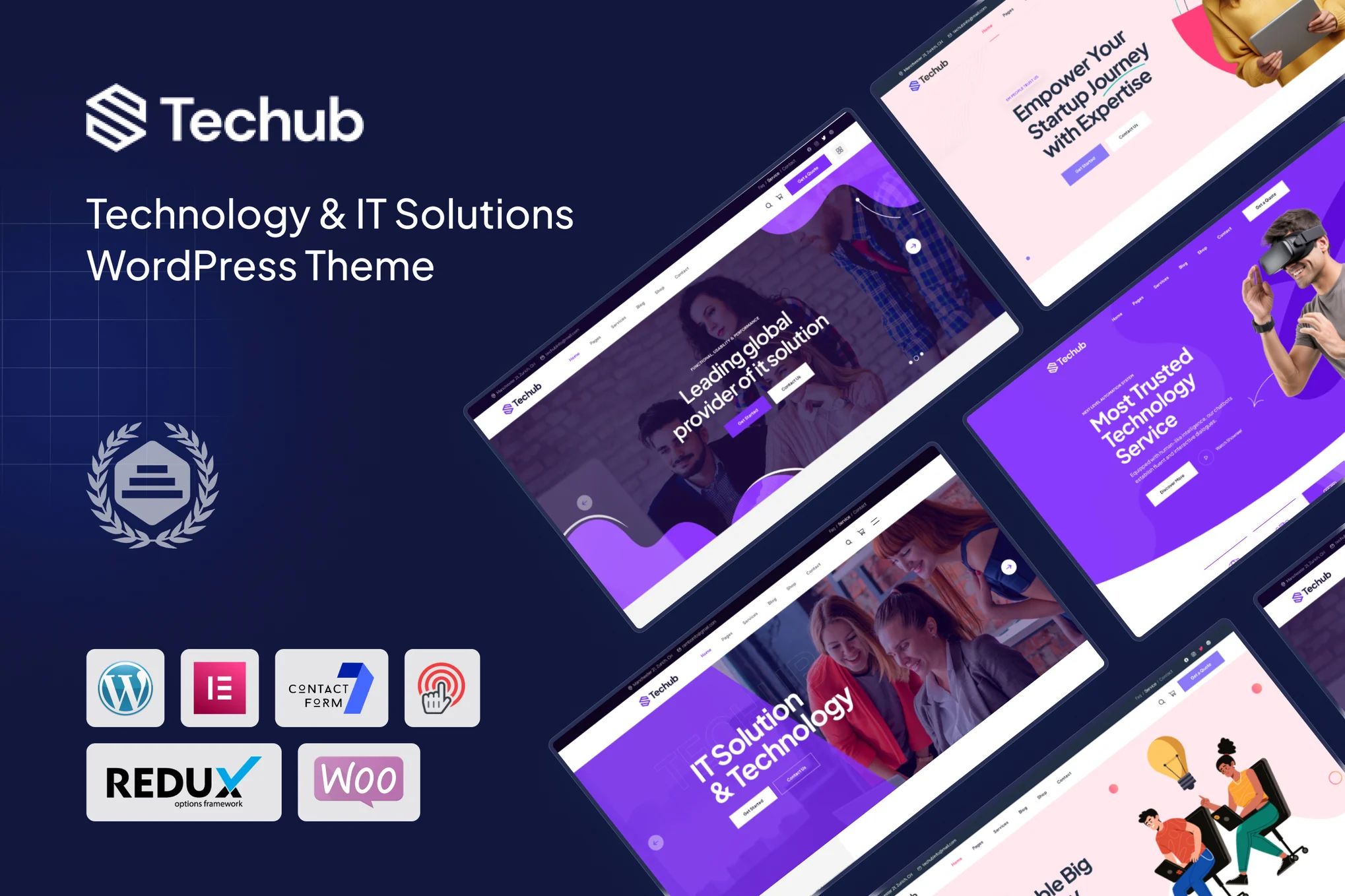 Techub – Technology and IT Solutions WordPress Theme