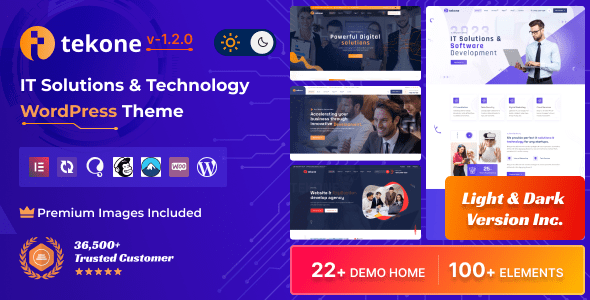Tekone – IT Solutions and Technology WordPress Theme