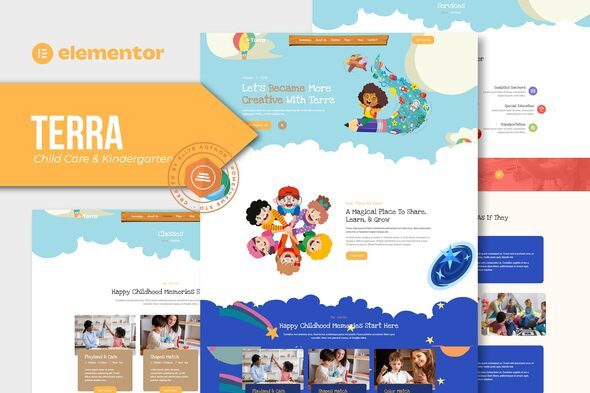 Terra – Child Care and Kindergarten Elementor Template Kit
