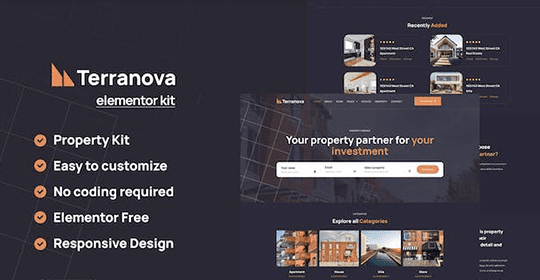 Terranova – Real Estate Elementor Template Kit