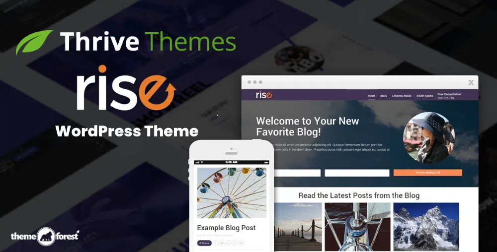 Thrive Themes Rise WordPress Theme