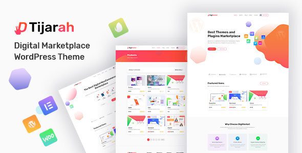 Tijarah Digital Marketplace Theme