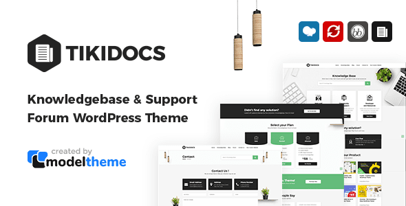 Tikidocs – Knowledgebase and Support Forum WordPress Theme