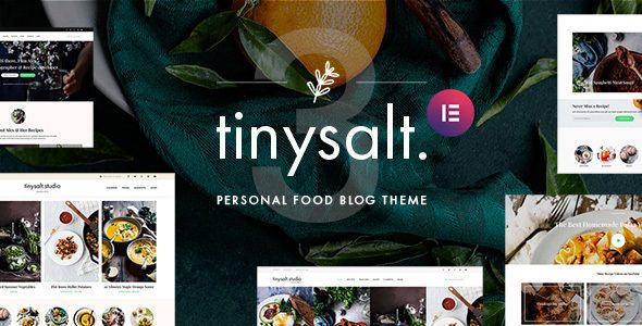 TinySalt – Personal Food Blog WordPress Theme