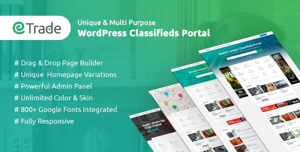 Trade – Modern Classified Ads WordPress Theme