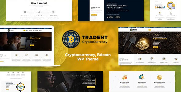 Tradent Cryptocurrency – Bitcoin, Cryptocurrency Theme