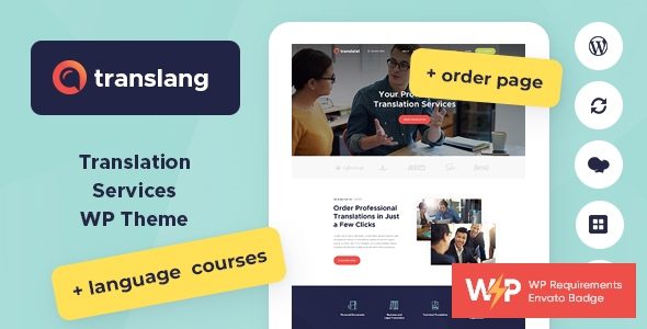 Translang | Translation Services and Language Courses WordPress Theme