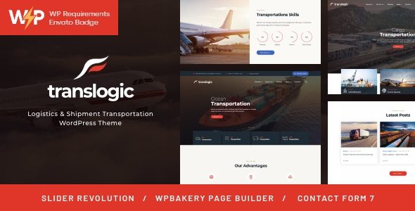 Translogic | Logistics and Shipment Transportation WordPress Theme