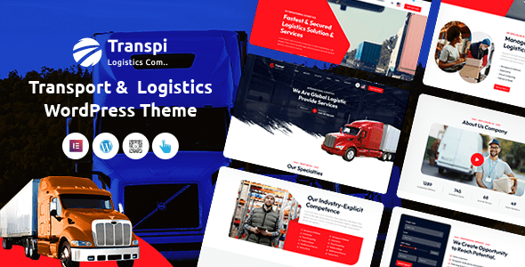 Transpi – Logistics and Transportation WordPress Theme