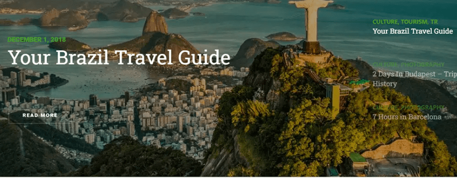 Traveler WordPress Theme