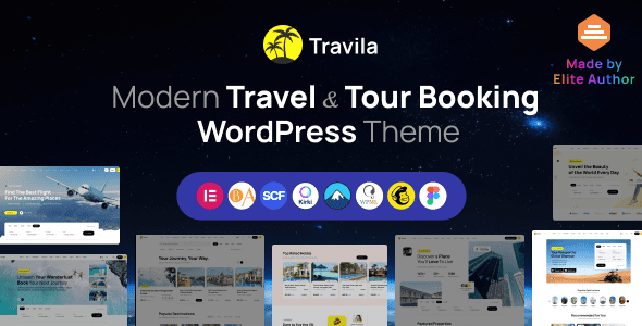 Travila – Travel Booking WordPress Theme