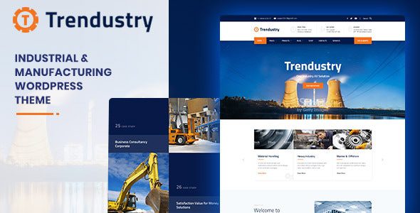 Trendustry – Industrial and Manufacturing WordPress Theme