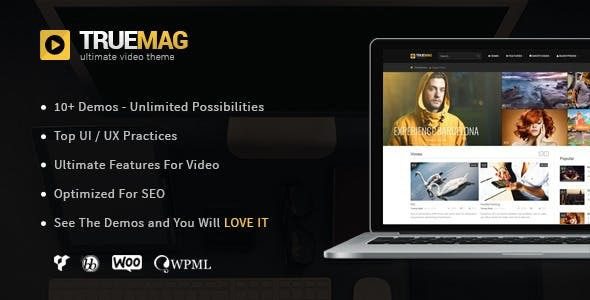True Mag Theme for Video and Magazine