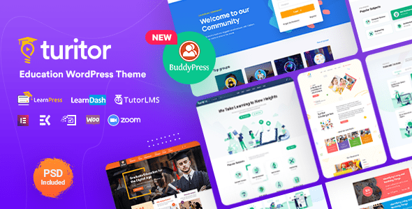 Turitor – LMS and Education WordPress Theme