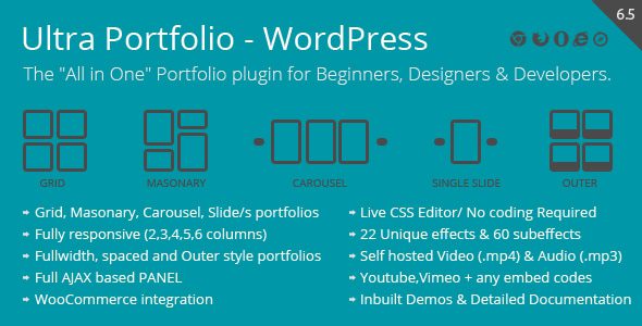 Ultra Portfolio – WordPress Plugin