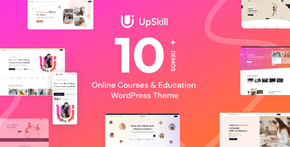 UpSkill – Education Online Courses LMS WordPress Theme