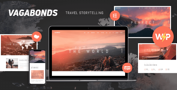 Vagabonds – Personal Travel and Lifestyle Blog WordPress Theme