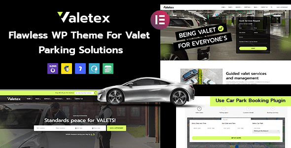 Valetex – Valet and Parking Services WordPress Theme