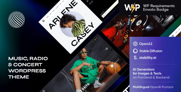 Verse – Music, Radio and Concert WordPress Theme