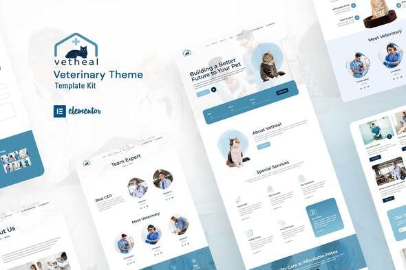 Vetheal – Veterinary Clinic Elementor