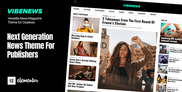 Vibenews – Digital News Magazine AMP Theme