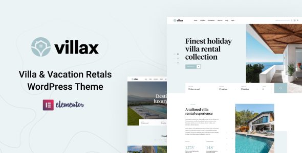 Villax – Villa and Vacation Rentals WordPress Theme