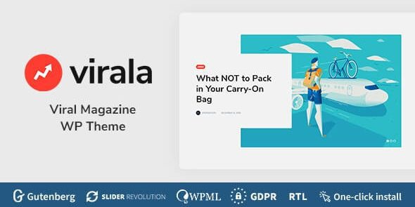 Virala – Viral Magazine WordPress Theme