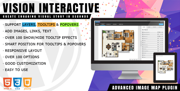Vision Interactive – Image Map Builder for WordPress