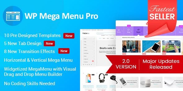 WP Mega Menu Pro – Responsive Mega Menu Plugin