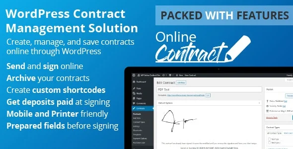 WP Online Contract Multisite Integration