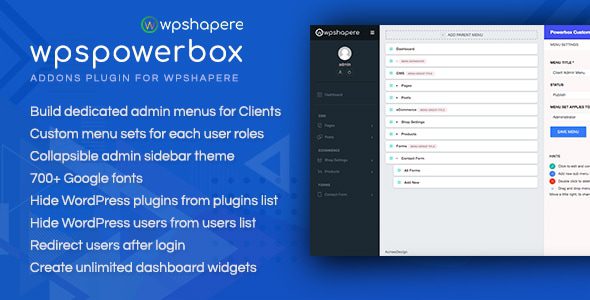 WPSPowerbox – Addon for WPShapere WordPress Admin Theme