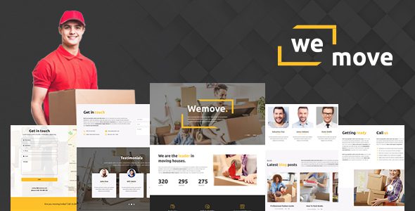 WeMove – Home Moving and Logistic WordPress Theme